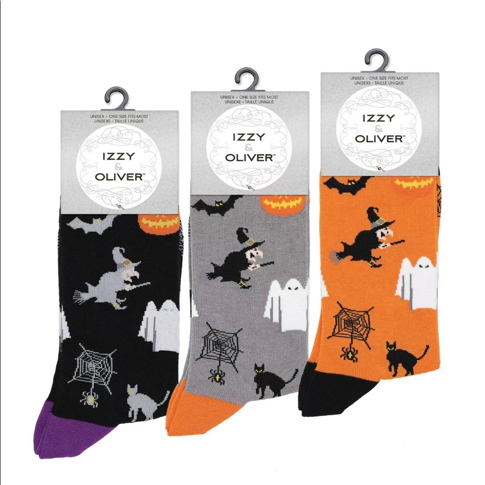 Halloween Socks, 3pr Assortment